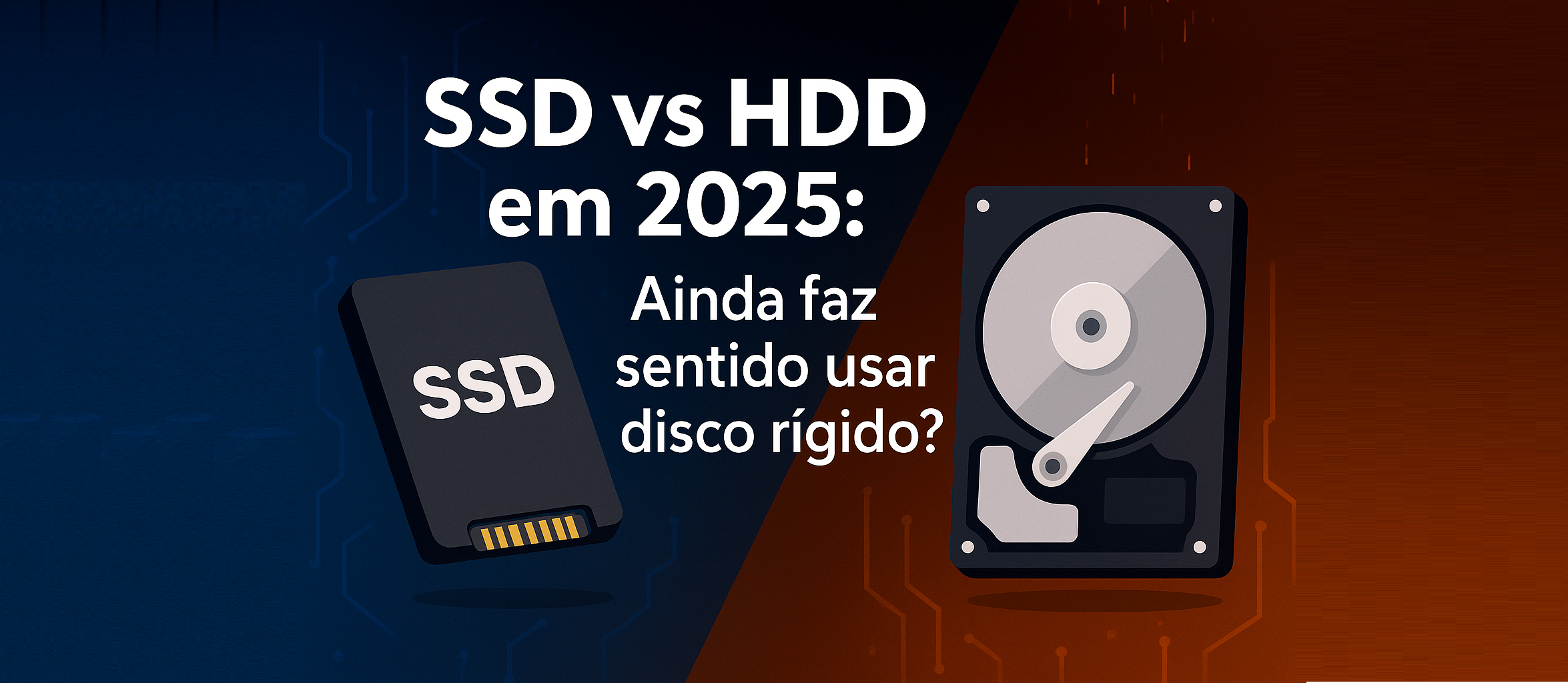 SSD vs HDD em 2025: Ainda faz sentido usar disco rígido?