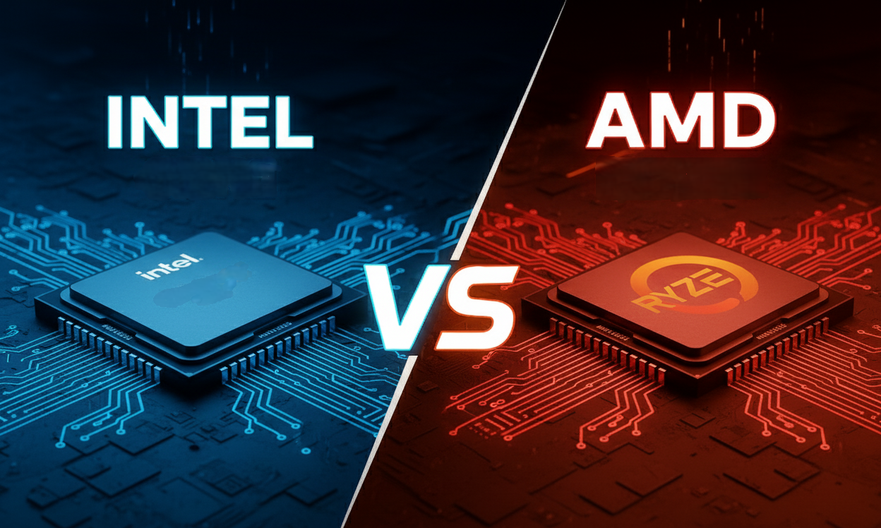 Processadores Intel vs AMD: Qual escolher em 2025?